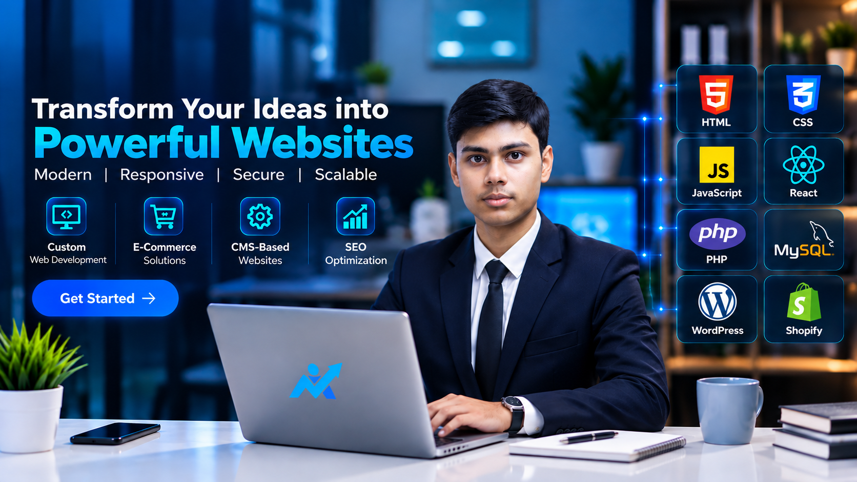 Ms Cube Tech: transform your ideas into powerful websites with responsive web development